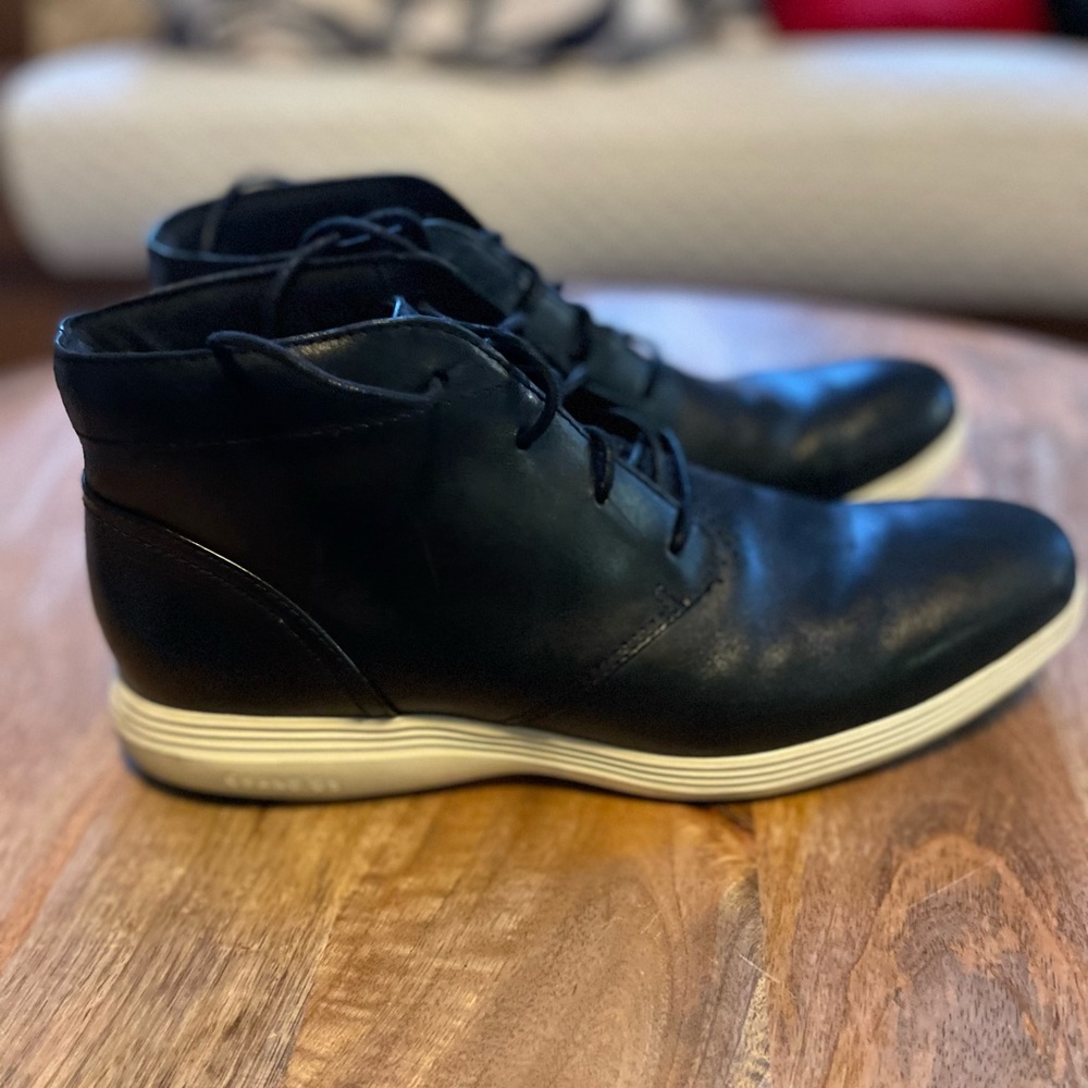 Mens Cole Haan Chukka - Black Size 11